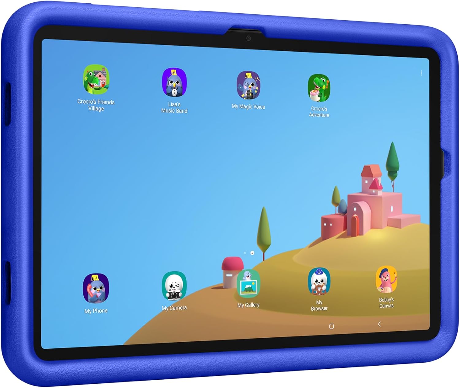 三星 Galaxy Tab A11+ 兒童版，亞馬遜獨家，128 GB Android 平板電腦，大顯示屏，耐用，纖薄，輕便，電池壽命長，美國版，寶藍色