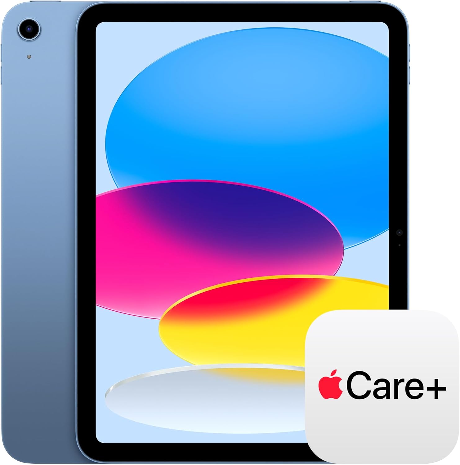 Apple iPad 11 吋：A16 晶片、11 吋型號、液態視網膜顯示器、128GB、Wi-Fi 6、12MP 前置/12MP 後置相機、Touch ID、全天電池壽命 — 藍色，帶 AppleCare+（2 年）